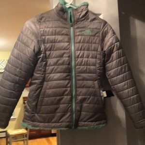 Girls north face fleece jacket